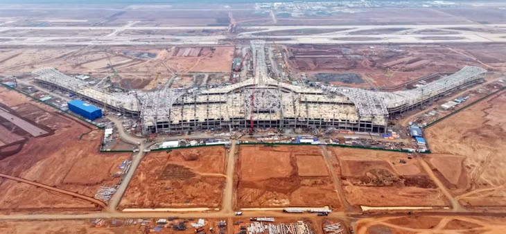 Hạng mục nhà ga Cảng hàng không quốc tế Long Thành đã lộ diện