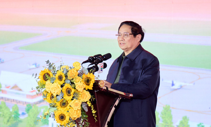 Thủ tướng Chính phủ Phạm Minh Chính phát biểu tại buổi Lễ.