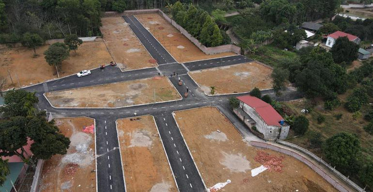 Khu đất tại ngõ 209 Cổ Đông 2 được tách thành 93 lô đất nền