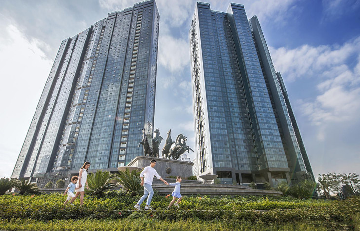 Sunshine City nổi bật với khu căn hộ đẳng cấp và sang trọng, môi trường sống gắn liền với không gian xanh rộng lớn