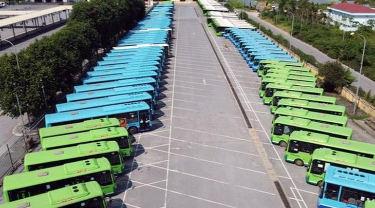 Từ sáng 16/3, tất cả các tuyến buýt có trợ giá trên địa bàn Hà Nội giảm 15% tần suất hoạt động