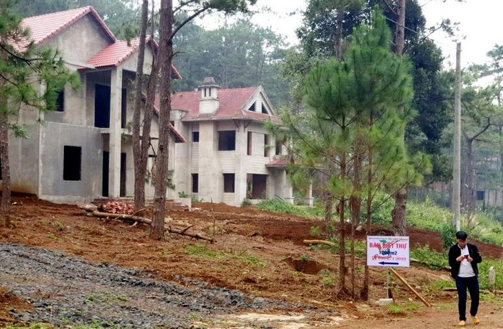 Việc cấp sổ đỏ tại thị trấn Măng Đen có nhiều vi phạm. Ảnh minh họa