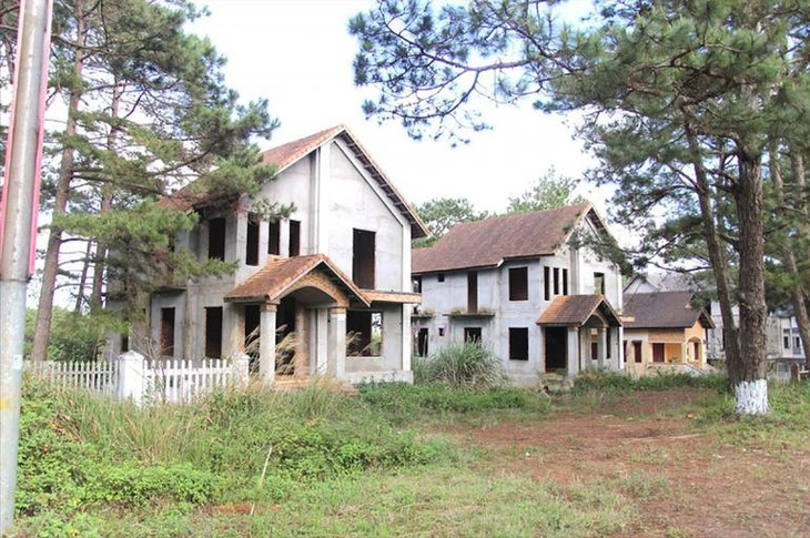 Biệt thự tại thị trấn Măng Đen liên tục tăng giá trong thời gian gần đây. Ảnh: Dân Sinh