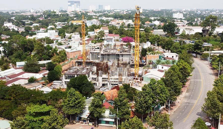 Dự án C-River View hiện đang bị đình chỉ thi công.