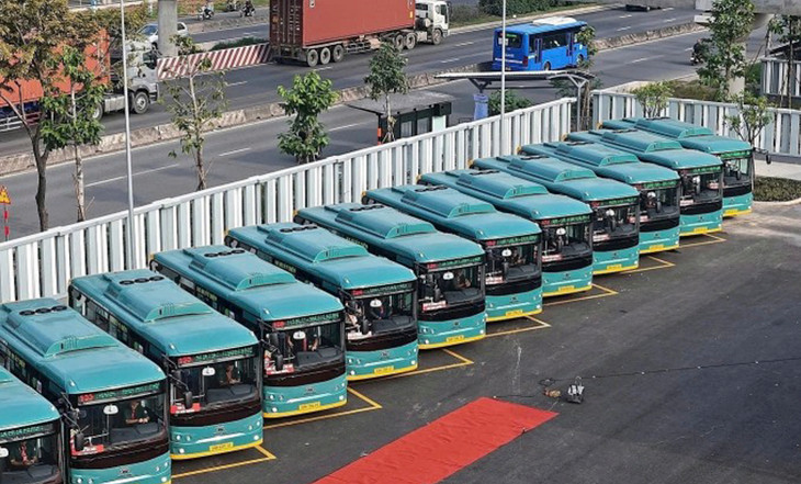 Buýt điện kết nối metro Bến Thành - Suối Tiên