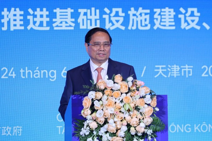 Thủ tướng Phạm Minh Chính phát biểu tại Diễn đàn doanh nghiệp Việt Nam - Trung Quốc