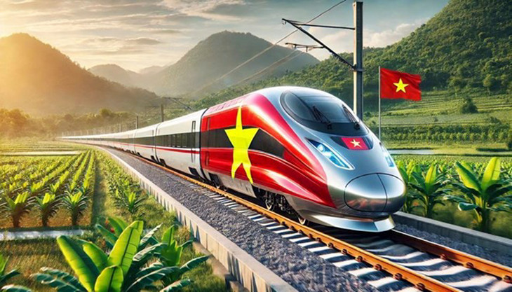 Đồ họa Dự án Đường sắt tốc độ cao Bắc - Nam Đồ họa Dự án Đường sắt tốc độ cao Bắc - Nam