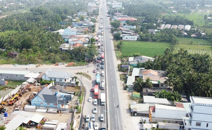 Cao tốc TP.HCM - Trung Lương đoạn qua huyện Châu Thành, Tiền Giang