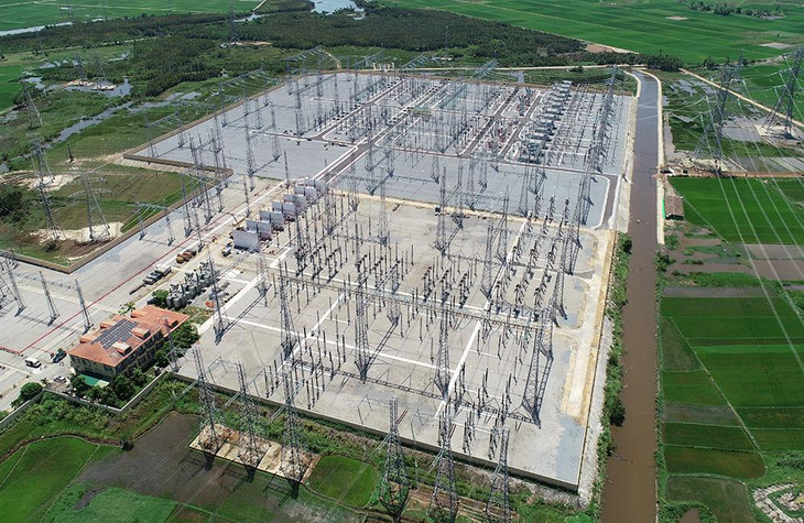 Trạm biến áp 500kV Dốc Sỏi (ảnh: CPMB)
