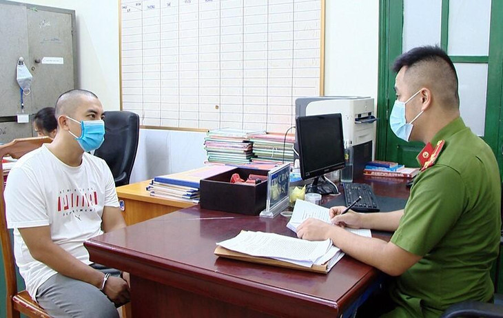 Nguyễn Tùng Lâm tại cơ quan điều tra