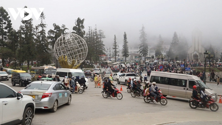 Rất đông du khách tới Sa Pa dịp Tết Nguyên đán