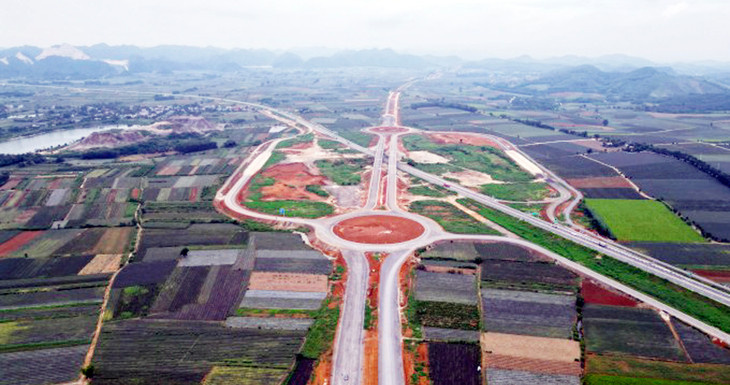 Tuyến đường kết nối liên vùng sẽ giao với con đường Đông Tây tại TP Tam Điệp.