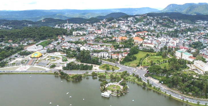 Một góc trung tâm thành phố Đà Lạt