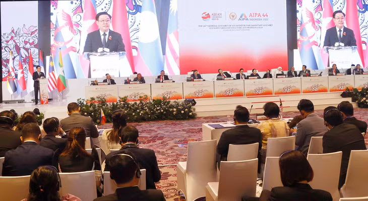 Toàn cảnh Phiên họp toàn thể thứ nhất Đại hội đồng AIPA-44 Toàn cảnh Phiên họp toàn thể thứ nhất Đại hội đồng AIPA-44