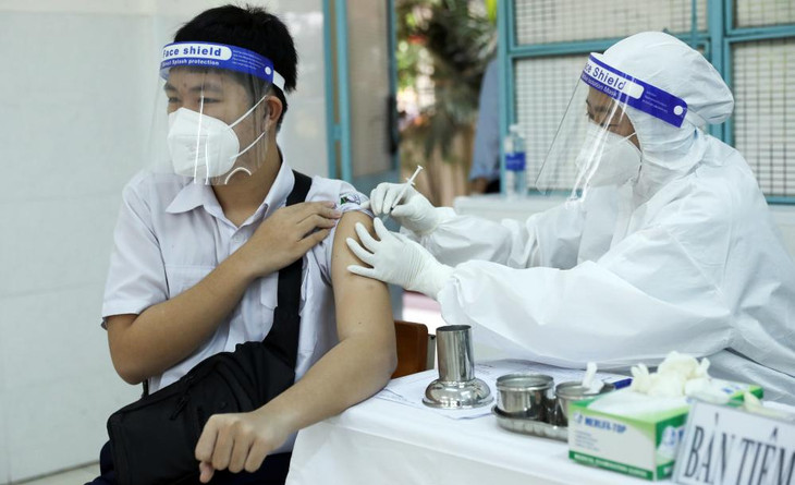 Tiêm vaccine Covid-19 cho trẻ tại TP.HCM