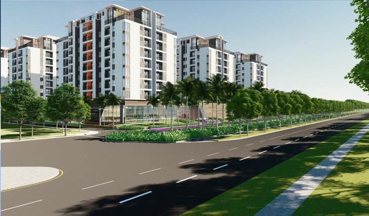 Phối cảnh Dự án Nhà ở xã hội dành cho công nhân tại TP. Thủ Đức