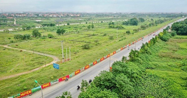 Dự án Cụm công nghiệp Nam Phúc Thọ (giai đoạn 1) có diện tích 41,7 ha tại huyện Phúc Thọ, TP. Hà Nội. Ảnh minh họa