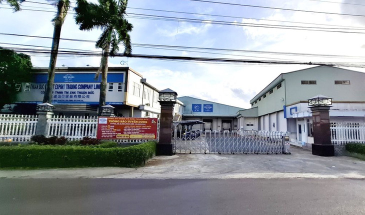 Trụ sở Công ty TNHH Thương mại xuất nhập khẩu Thuận Đức