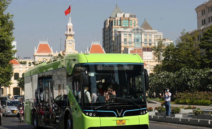 TP.HCM đặt mục tiêu nâng tổng số xe buýt điện lên 3.317 chiếc vào năm 2030