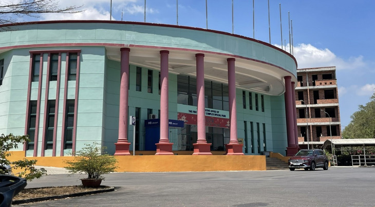 Trụ sở của FIDC - Chủ đầu tư Khu công nghiệp Mỹ Xuân A2 sắp bị cắt nước