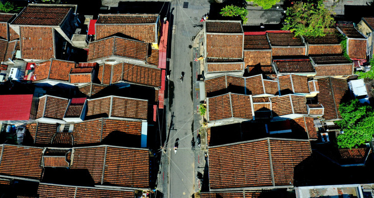 Phố Cổ Hội An nhìn từ trên cao