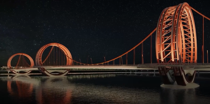 Phối cảnh dự án cầu Trà Khúc 1