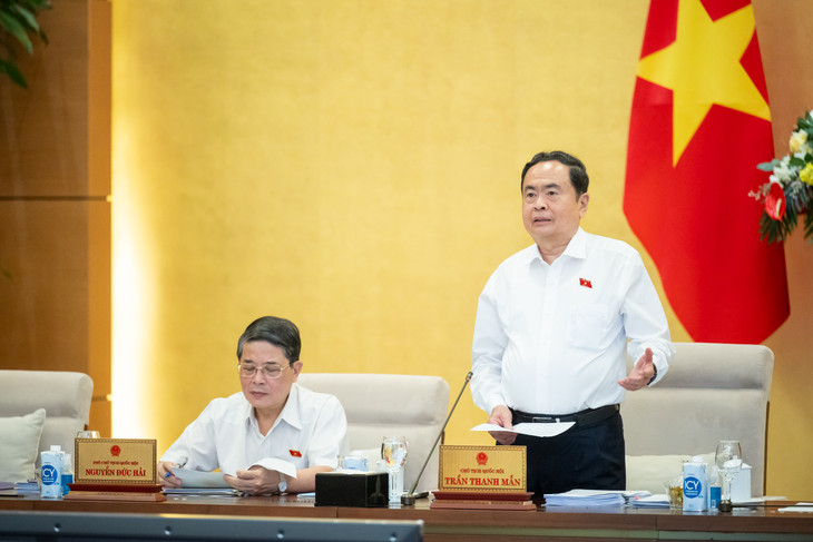 Chủ tịch Quốc hội Trần Thanh Mẫn phát biểu khai mạc Phiên họp 35