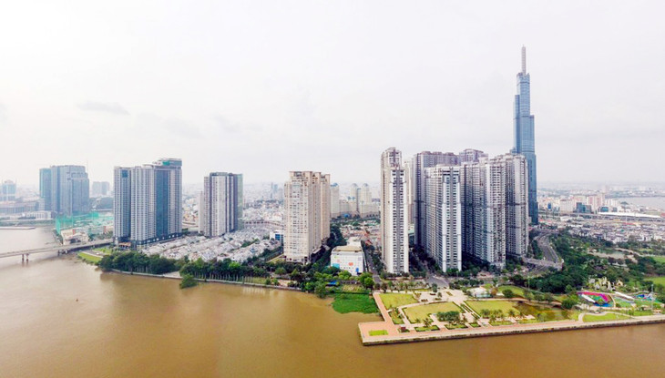 Sông Sài Gòn đoạn qua trung tâm TP.HCM