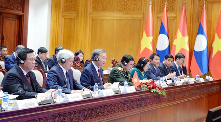 Chủ tịch nước Tô Lâm phát biểu tại cuộc hội đàm