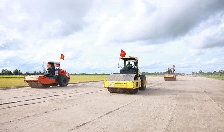Thi công Dự án cao tốc Cần Thơ - Cà Mau
