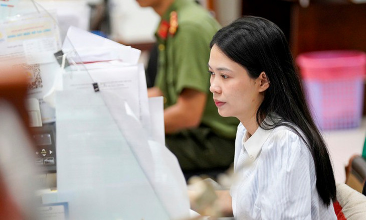 Công chức làm việc tại Trung tâm hành chính TP. Đà Nẵng