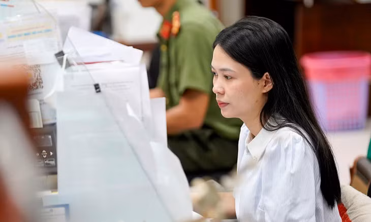 Công chức làm việc tại Trung tâm hành chính TP. Đà Nẵng