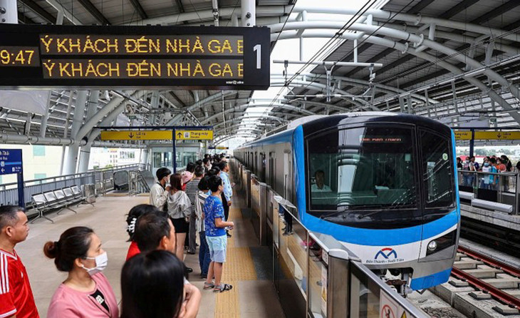 TP.HCM hiện mới khai thác tuyến metro số 1