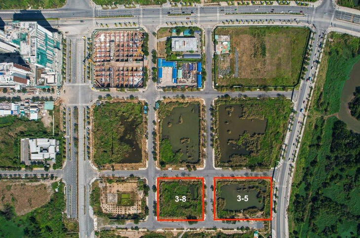 Vị trí lô đất 3-5 và lô đất 3-8 tại Khu đô thị mới Thủ Thiêm Vị trí lô đất 3-5 và lô đất 3-8 tại Khu đô thị mới Thủ Thiêm