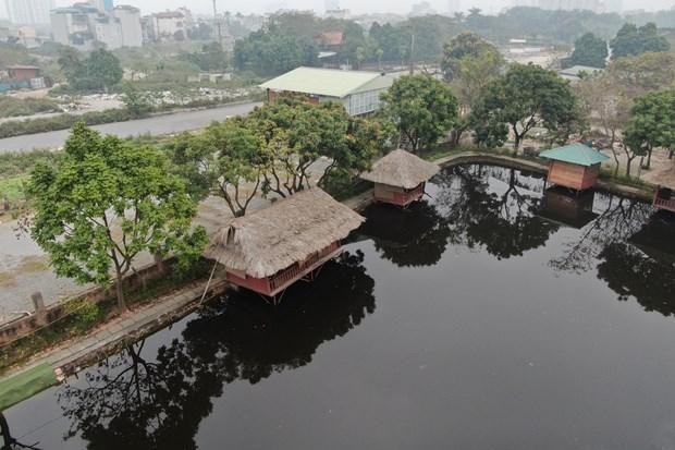 Hình ảnh từ trên cao khu vực hồ câu Xuân Quế và Sơn Thủy, phường Ngọc Thụy. (Nguồn: An ninh Thủ đô) Hình ảnh từ trên cao khu vực hồ câu Xuân Quế và Sơn Thủy, phường Ngọc Thụy. (Nguồn: An ninh Thủ đô)