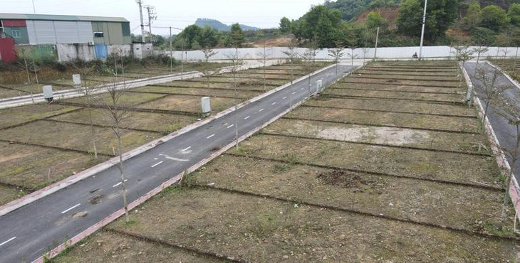 Nhiều lô đất diện tích lớn ở các huyện vùng ven trung tâm Hà Nội được phân lô bán nền rầm rộ thời gian qua