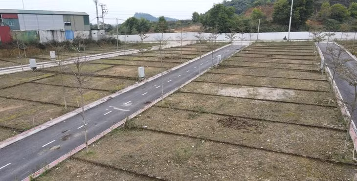 Nhiều lô đất diện tích lớn ở các huyện vùng ven trung tâm Hà Nội được phân lô bán nền rầm rộ thời gian qua