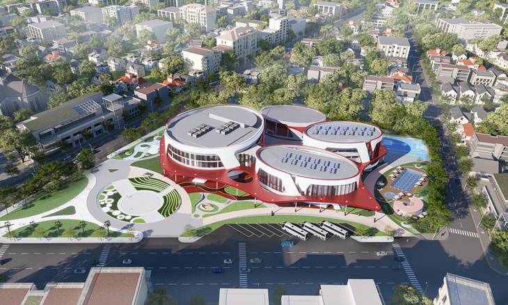 Phối cảnh Cung văn hóa thiếu nhi Khánh Hòa và khu đất xây dựng Dự án Phối cảnh Cung văn hóa thiếu nhi Khánh Hòa và khu đất xây dựng Dự án