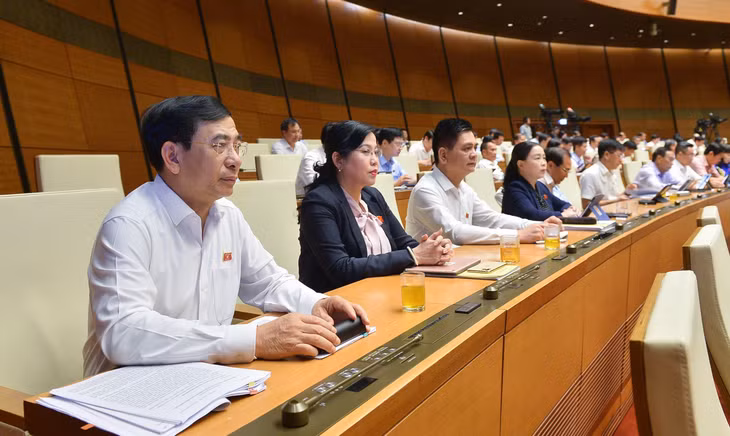 Các đại biểu tham gia phiên chất vấn