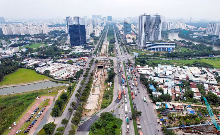 Dự án hầm chui nút giao Nguyễn Văn Linh - Nguyễn Hữu Thọ