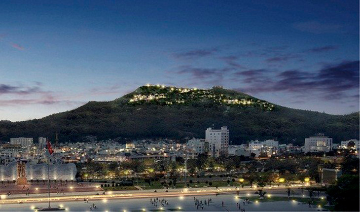 Phối cảnh Dự án Khu du lịch sinh thái núi Bà Hỏa