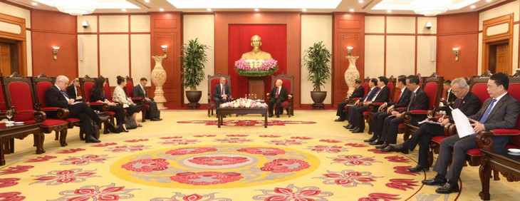 Quang cảnh buổi tiếp