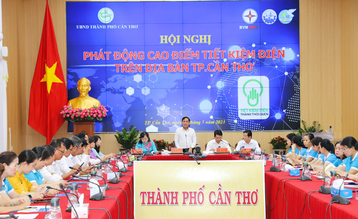 UBND TP. Cần Thơ cùng ngành Điện tổ chức phát động cao điểm thực hiện tiết kiệm điện trên địa bàn TP Cần Thơ