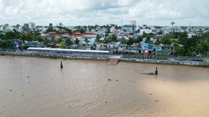 Vị trí bến phà mới tại phường 2, TP. Vĩnh Long Vị trí bến phà mới tại phường 2, TP. Vĩnh Long