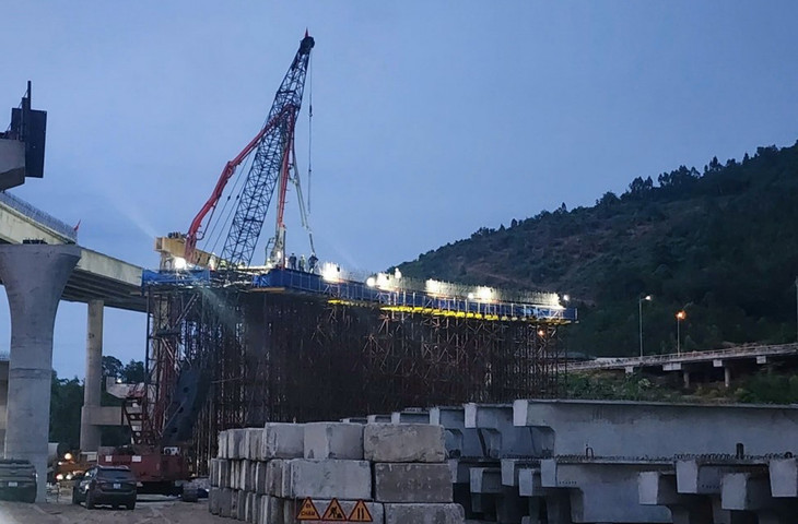 Dự án Đường ven biển nối cảng Liên Chiểu là một trong những dự án đảm bảo tiến độ giải ngân đầu tư công đạt cao