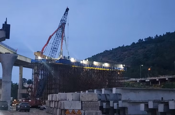 Dự án Đường ven biển nối cảng Liên Chiểu là một trong những dự án đảm bảo tiến độ giải ngân đầu tư công đạt cao