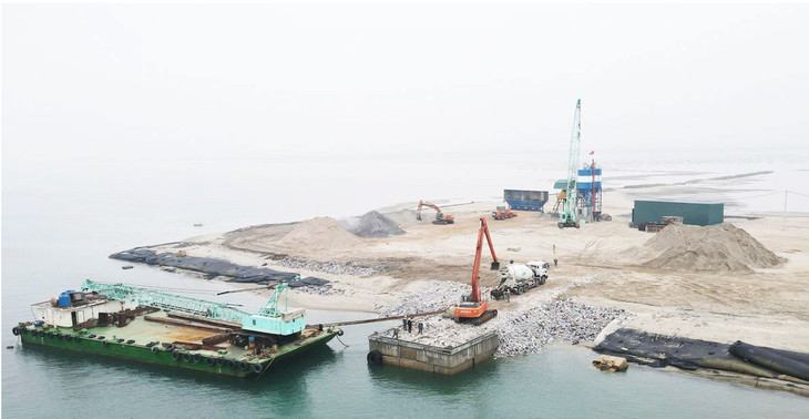 Toàn cảnh Cảng tổng hợp Vạn Ninh, TP. Móng Cái, tỉnh Quảng Ninh