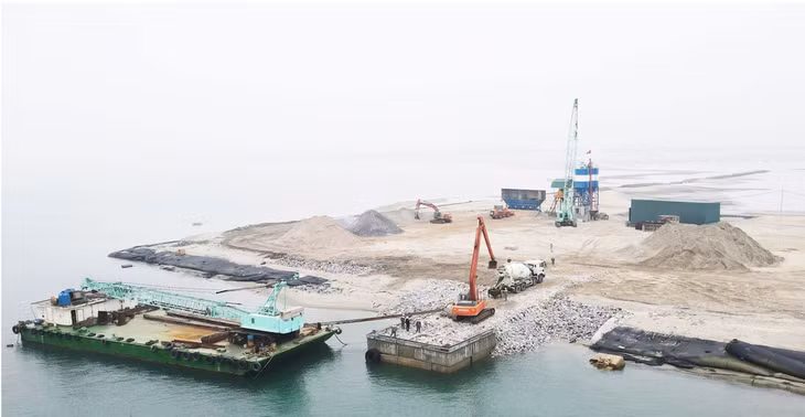 Toàn cảnh Cảng tổng hợp Vạn Ninh, TP. Móng Cái, tỉnh Quảng Ninh