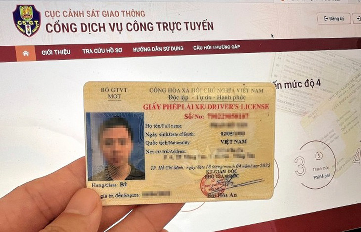 Tài xế có thể đổi bằng B1, B2 sang C1 trên nền tảng trực tuyến