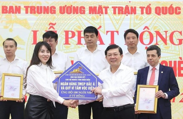 Hưởng ứng chương trình “Triệu tấm lòng yêu thương - Nghìn mái nhà hạnh phúc”, Ngân hàng TMCP Bắc Á, Tập đoàn TH và Quỹ Vì tầm vóc Việt ủng hộ 5 tỷ đồng hỗ trợ xây nhà tình nghĩa cho các hộ nghèo tại Điện Biên Hưởng ứng chương trình “Triệu tấm lòng yêu thương - Nghìn mái nhà hạnh phúc”, Ngân hàng TMCP Bắc Á, Tập đoàn TH và Quỹ Vì tầm vóc Việt ủng hộ 5 tỷ đồng hỗ trợ xây nhà tình nghĩa cho các hộ nghèo tại Điện Biên